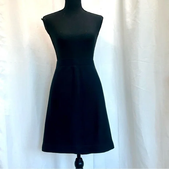 MARC Cain navy blue textured wool pencil skirt Sz XL/14 pull-on - Picture 12 of 12